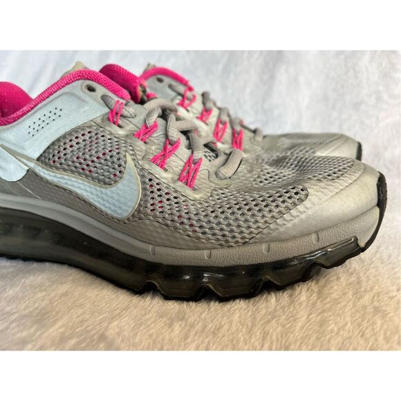 Nike Air Max 2013 Gray Pink Women’s Sz 7 Running Shoes 579585-066 - Picture 3 of 13